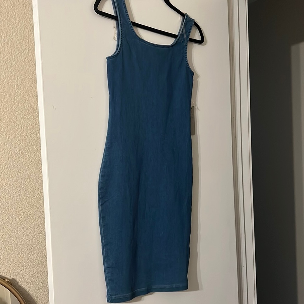 MIDI Jean dress